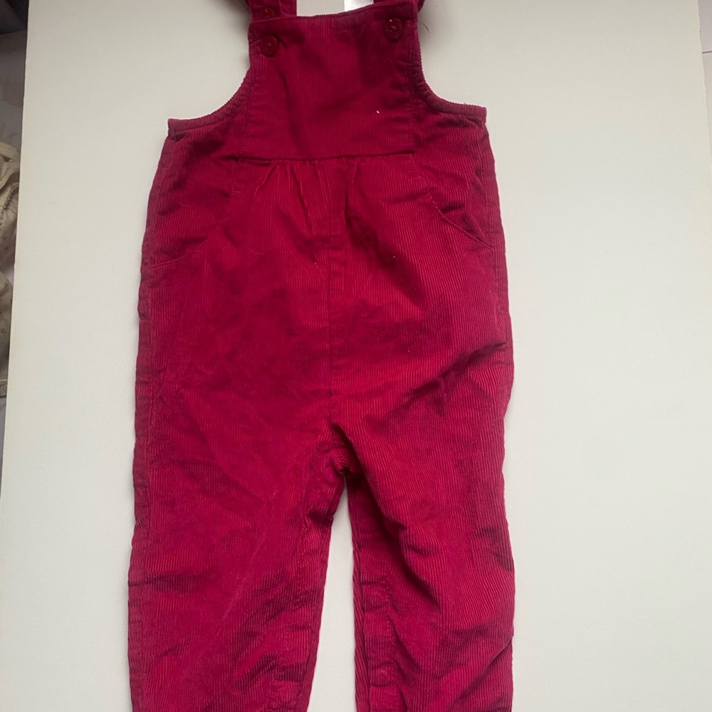 Carter's Red Corduroy Overalls